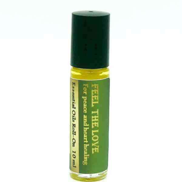 feel the love essential oil roll on for heart chakra