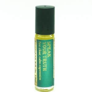 speak your truth essential oil roll on for throat chakra