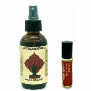 You're Grounded aromatherapy set