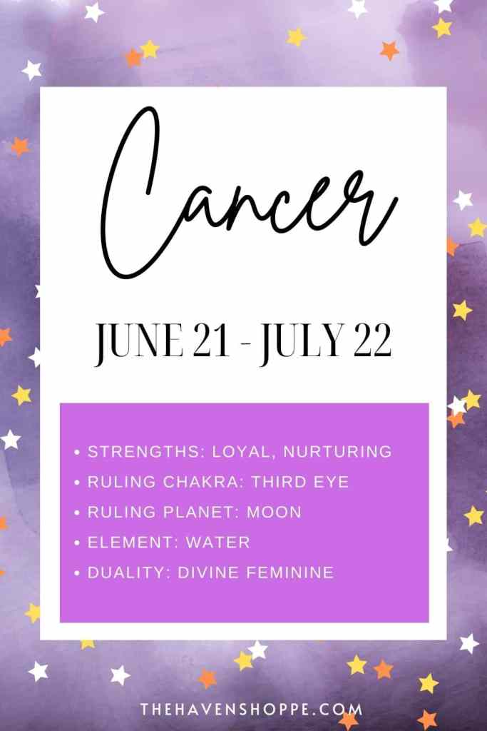 Cancer zodiac sign meaning pin