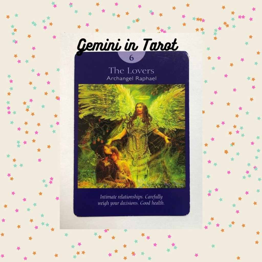 The Lovers tarot card represents Gemini