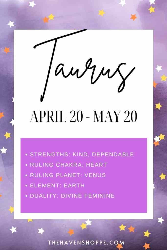 taurus zodiac sign meaning pin
