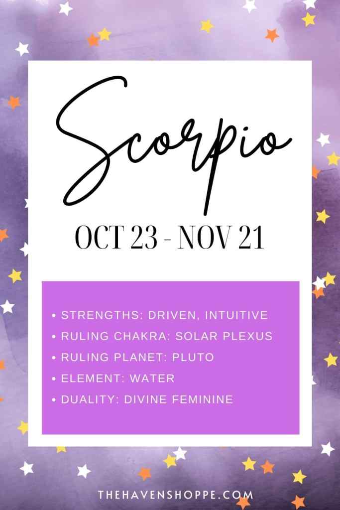 Scorpio zodiac sign meaning pin