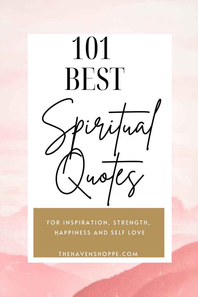 101 best spiritual quotes of all time pin