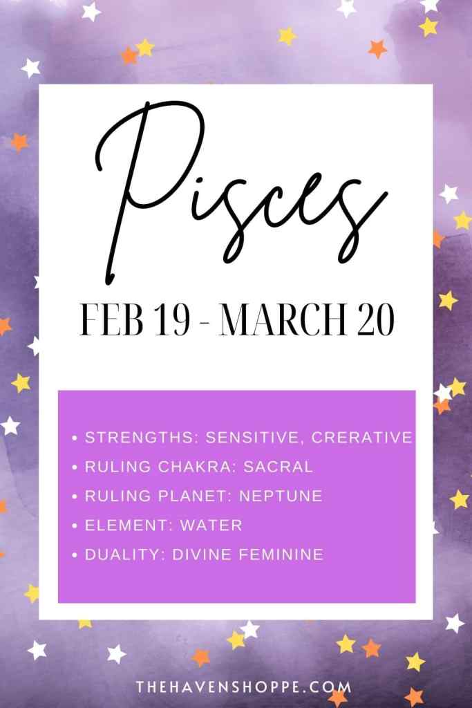 pisces zodiac sign meaning pin