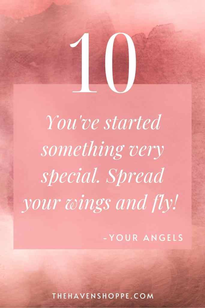 You've started something very special. Spread your wings and fly!