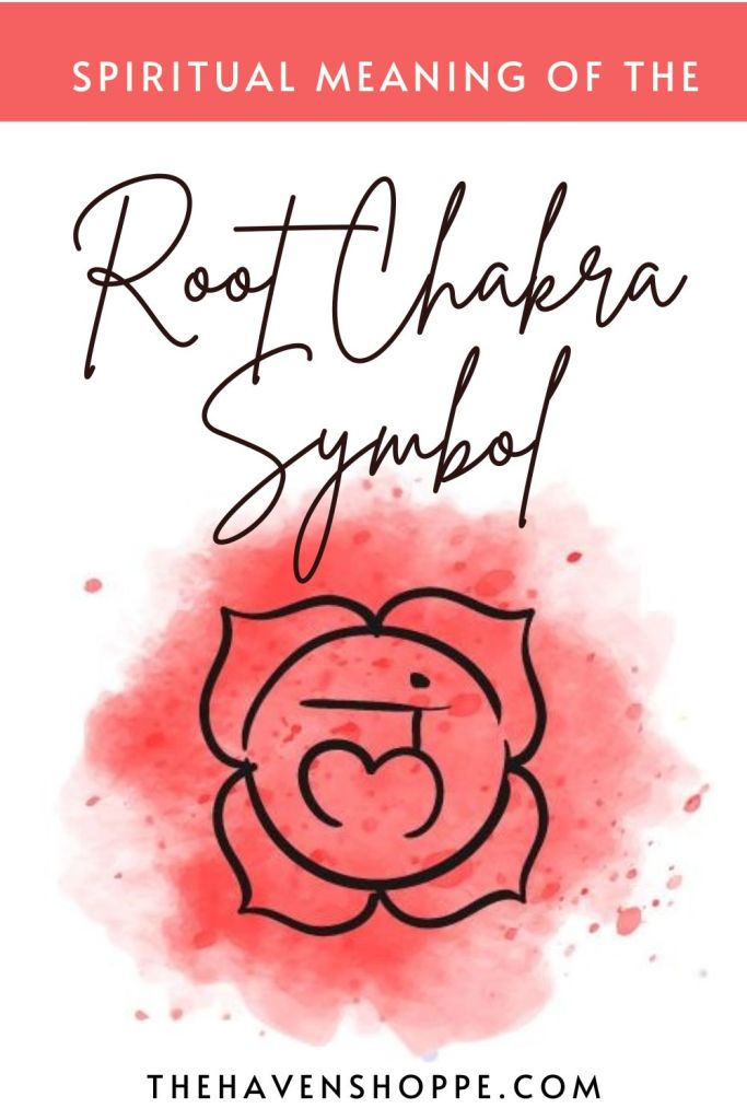 Spiritual meaning of the root chakra symbol pin