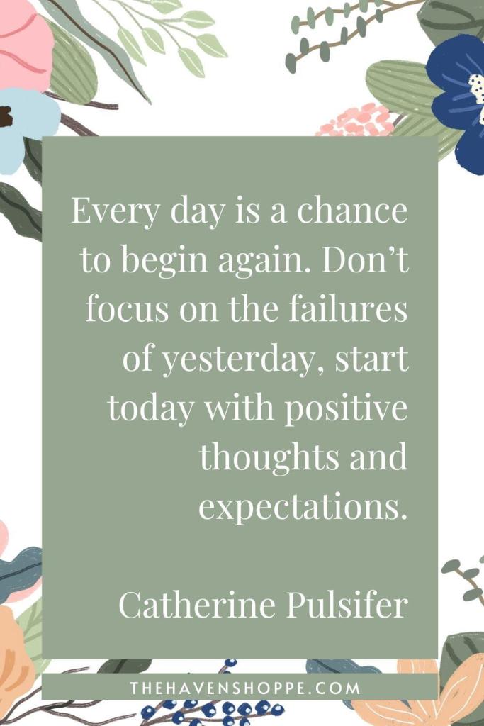 life quote about new beginnings by Catherine Pulsifer