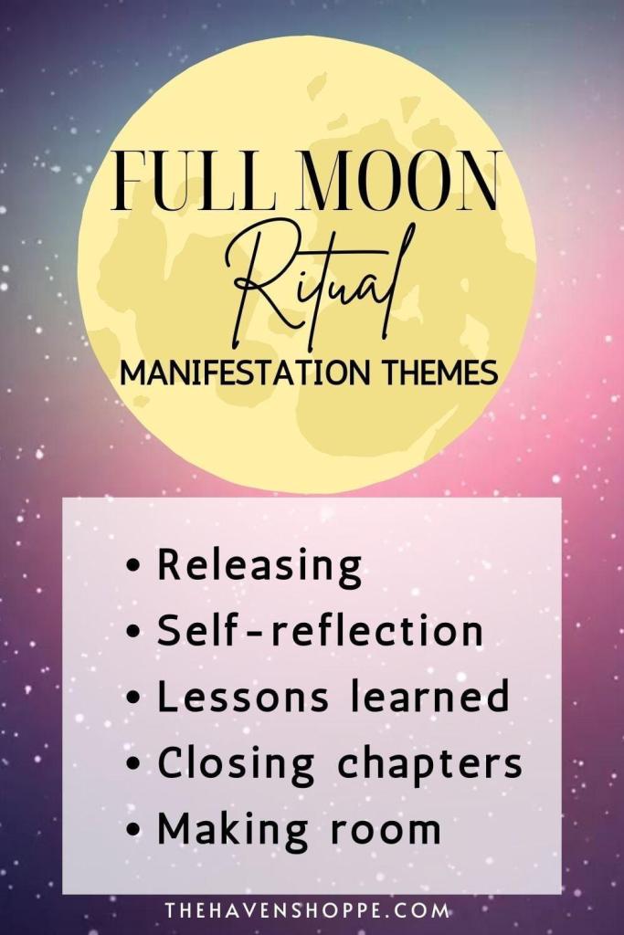 full moon ritual manifestation themes