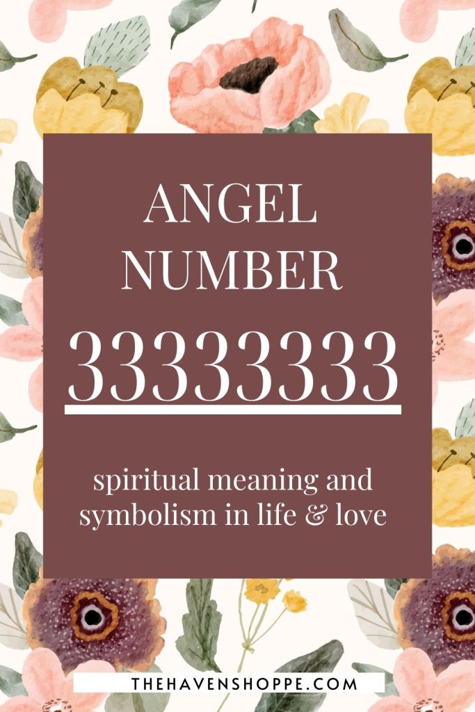 angel number 33333333 spiritual meaning and symbolism in life and love