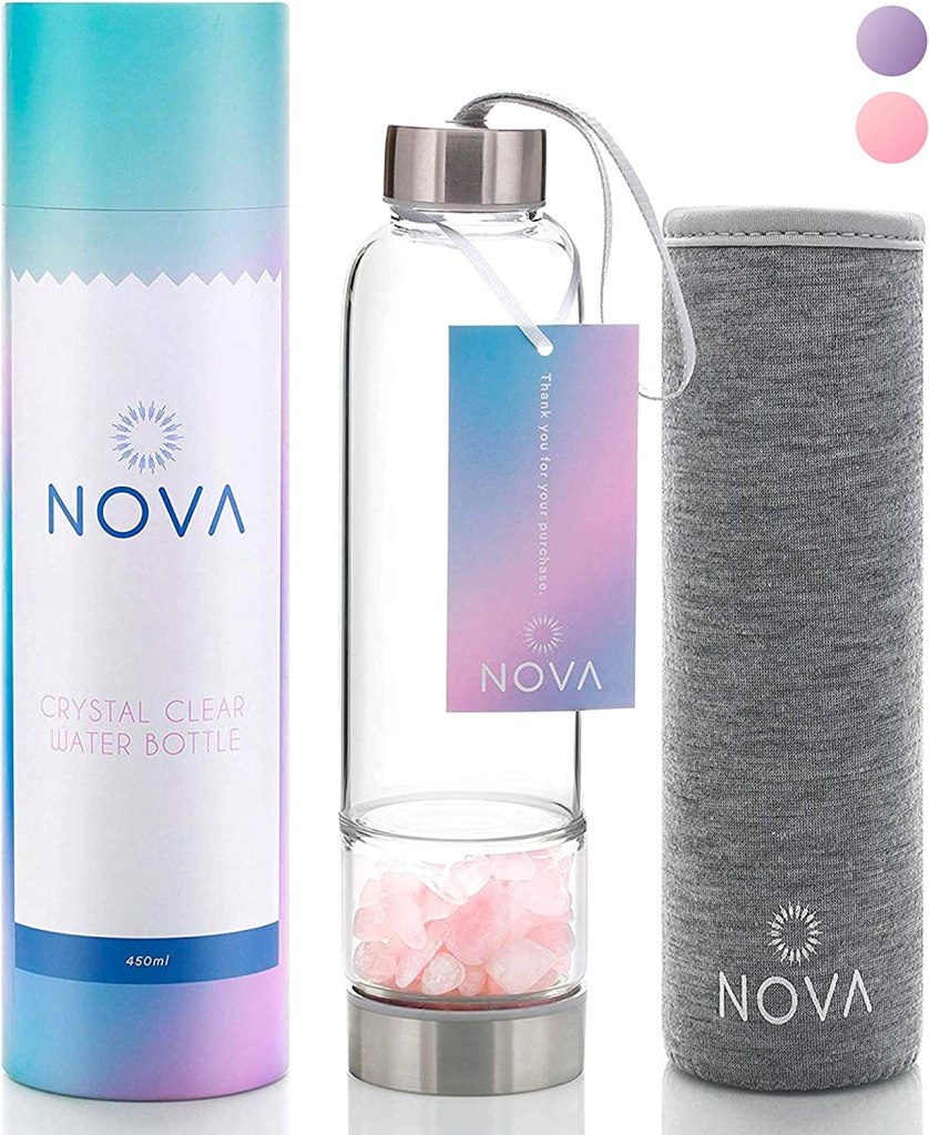 Nova crystal infused water bottle