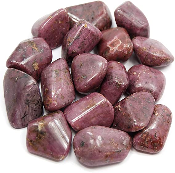 tumbled ruby stones