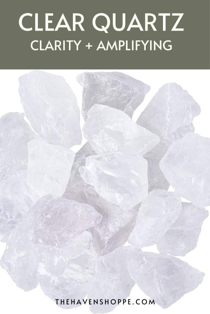 clear quartz for studying: clarity and amplifying
