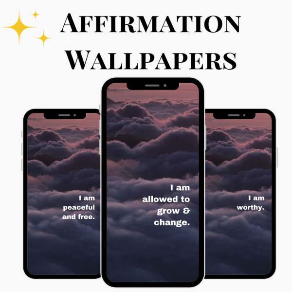 Affirmations Phone Wallpaper 20-Pack - The Haven Shoppe