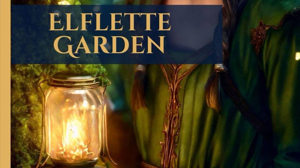 female elf carrying lantern