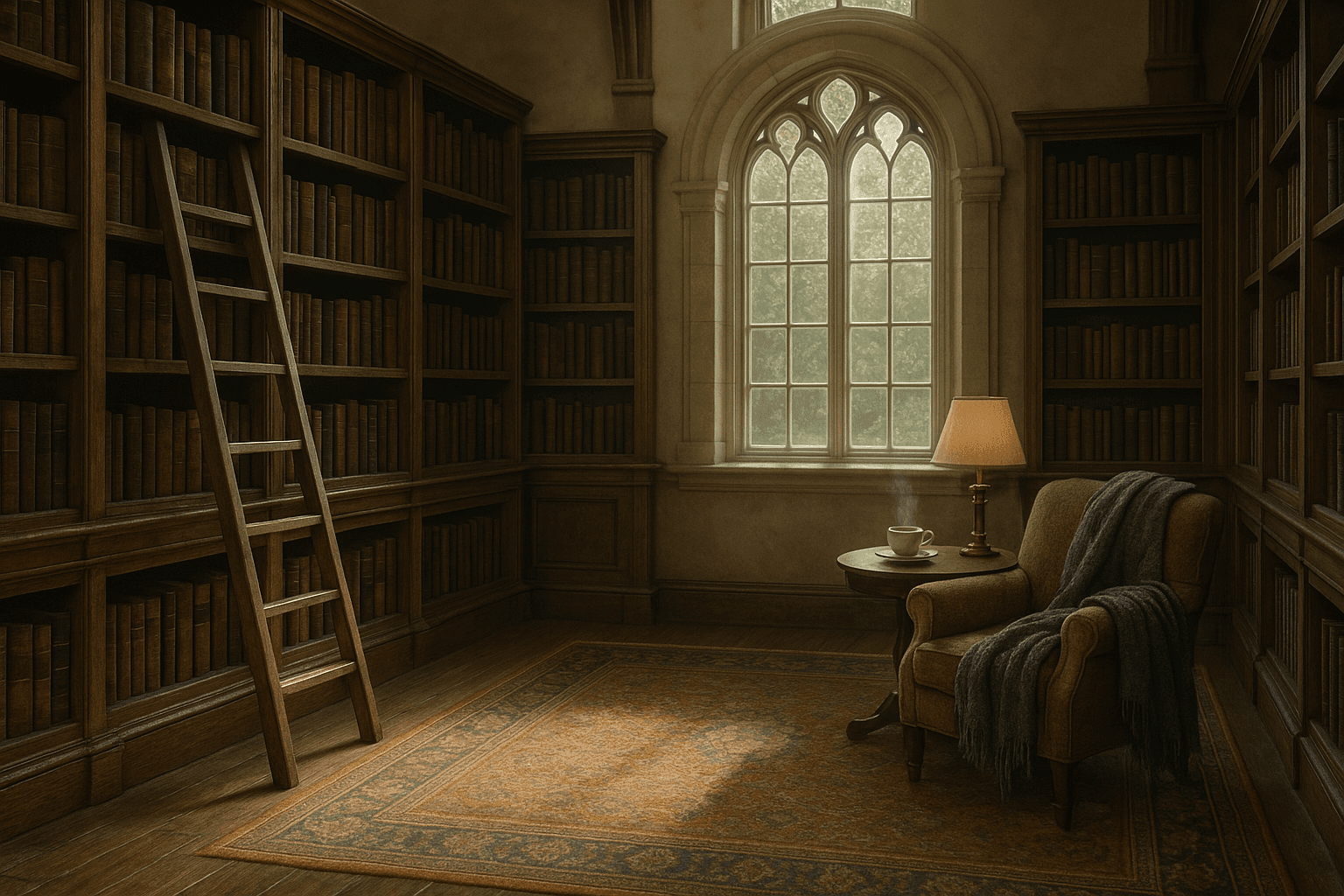Haven Shoppe library room