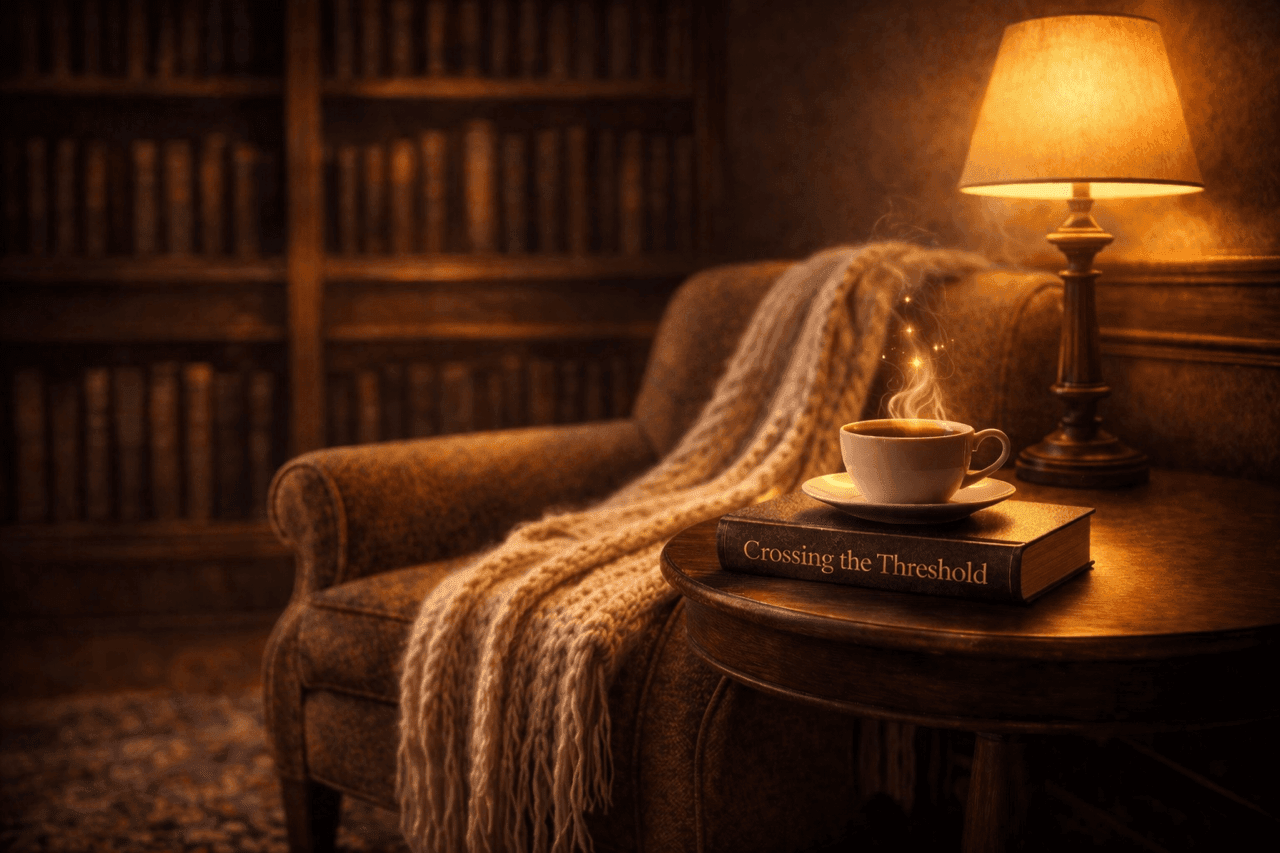 Armchair and side table